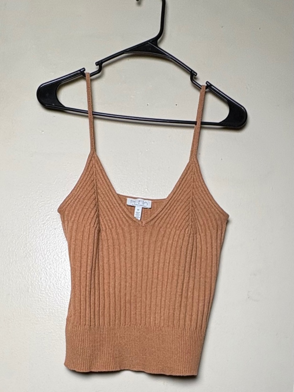 Sofia Jeans Camisole Ribbed Knit M